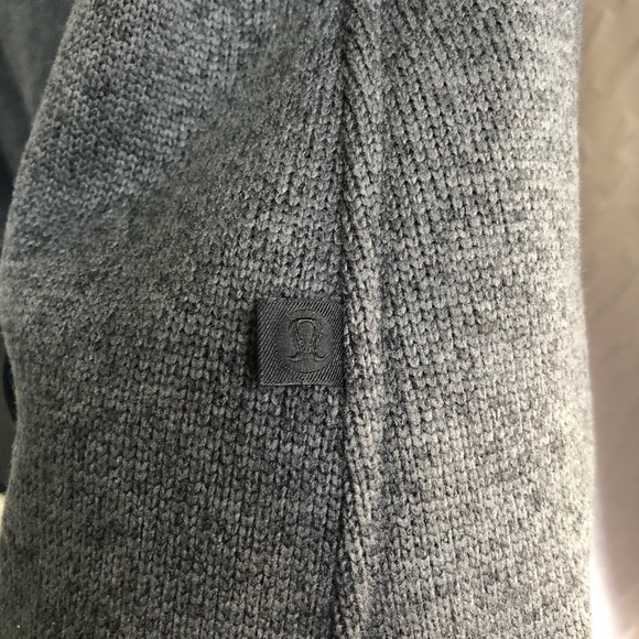 Lululemon Its Fleecing Cold Zip Up Women’s Sweater in Heathered Black / Black - Picture 13 of 14